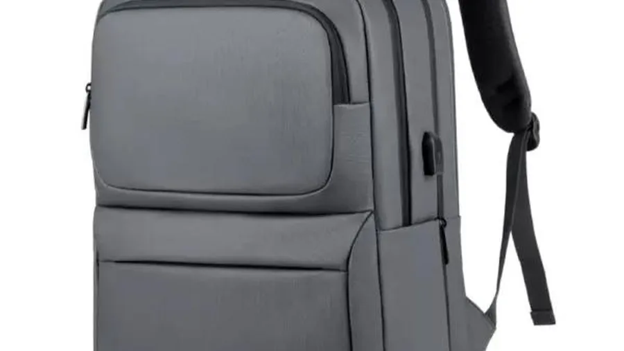 Wheelchair backpack showing large pull tabs for one-handed zipper access