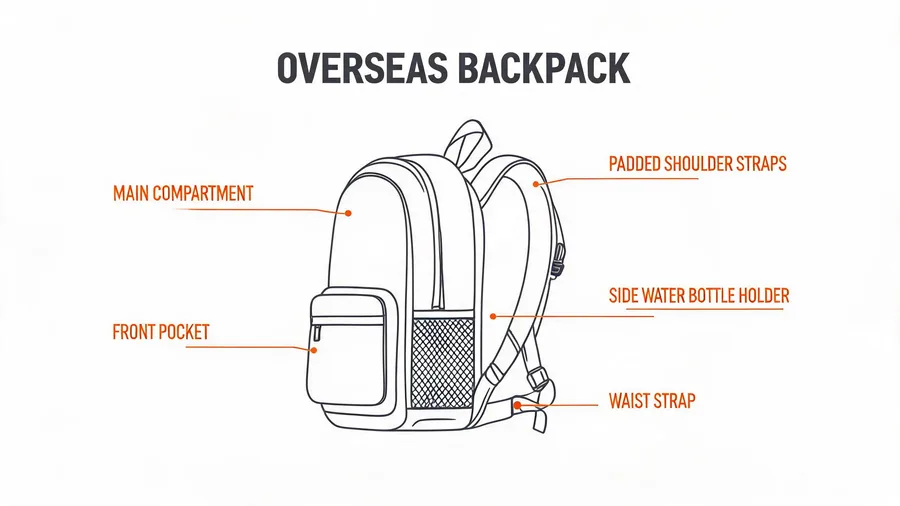 Backpack overseas