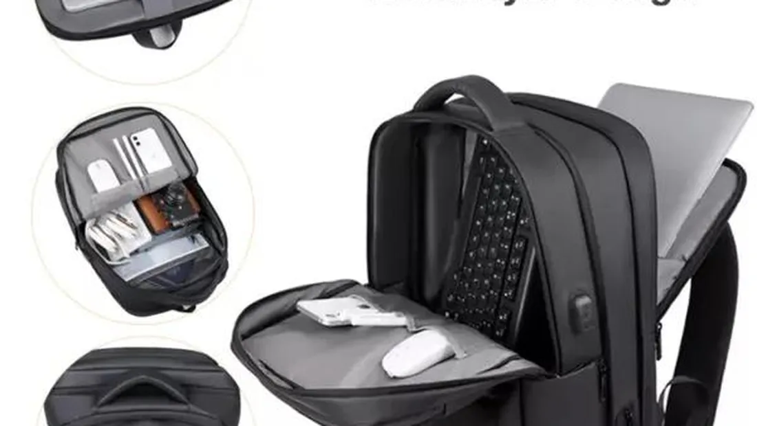 Close-up of padded backpack shoulder straps showing mesh lining and foam padding